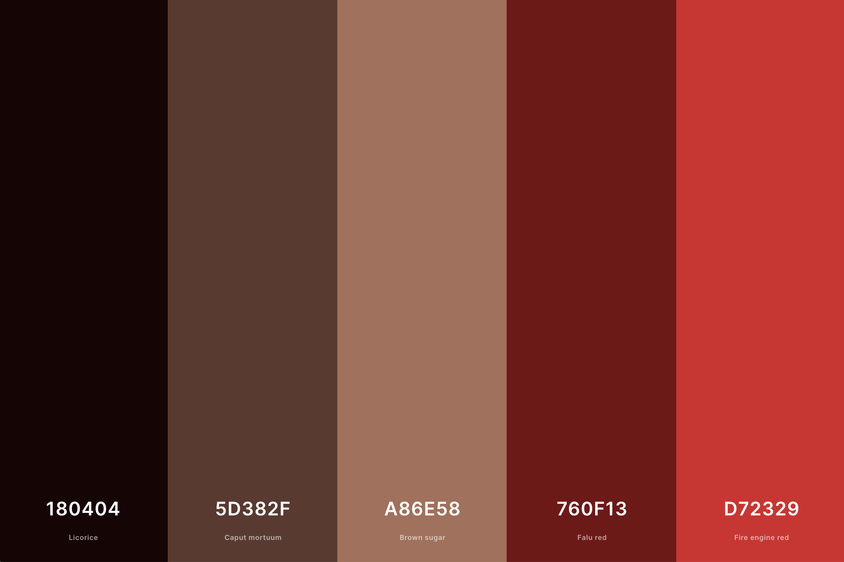 10 Brown And Red Color Palette Homyracks