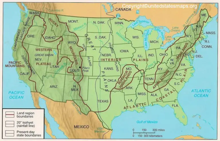 10 Map Of The United States Showing The Rocky Mountains Fwdmy