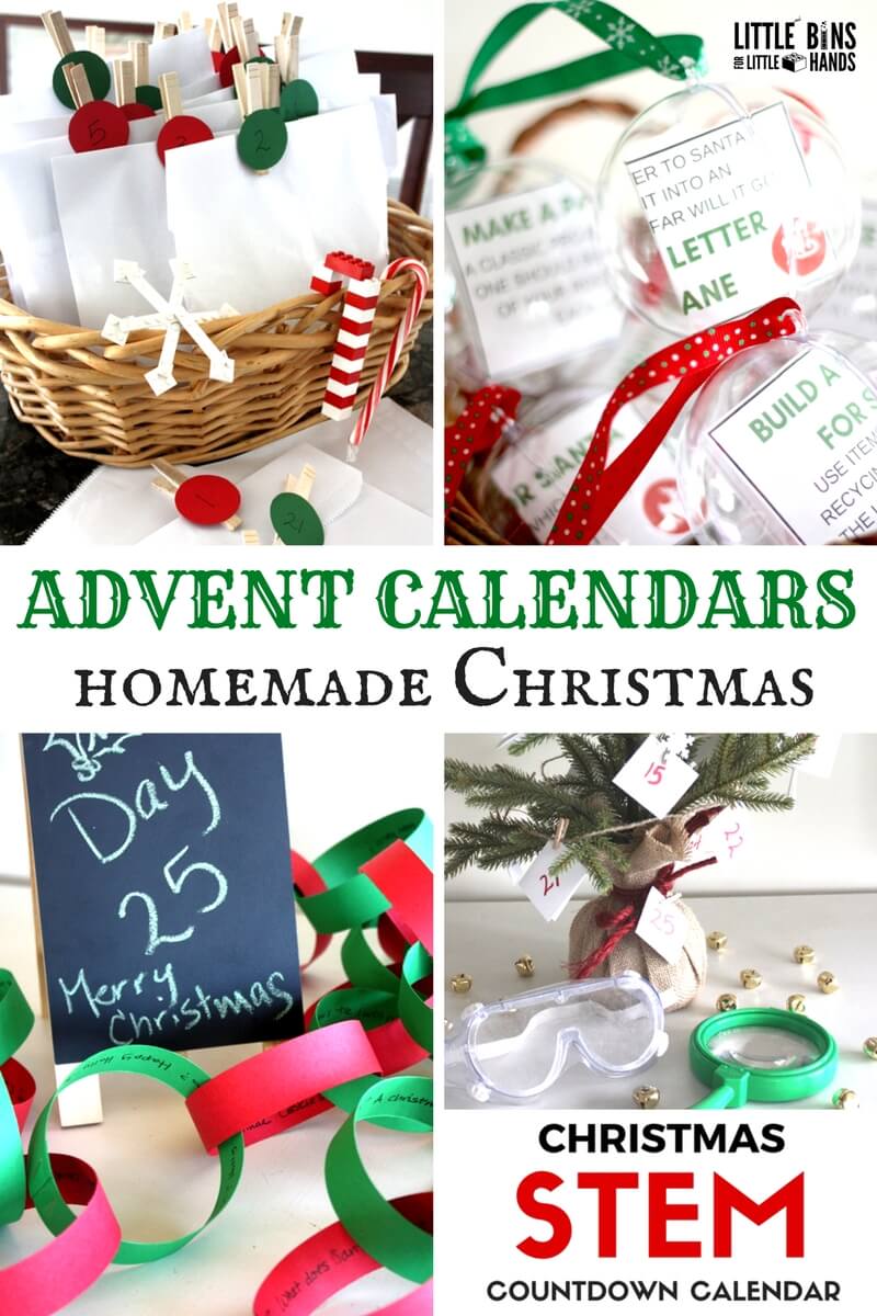 14 Advent Calendar Ideas For Busy Families Little Bins For Little Hands