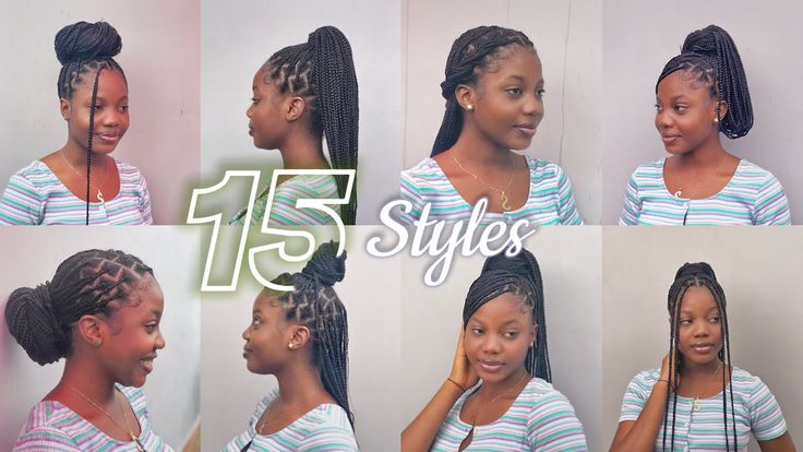 15 Ways To Style Your Knotless Box Braids Quick And Easy Beginner