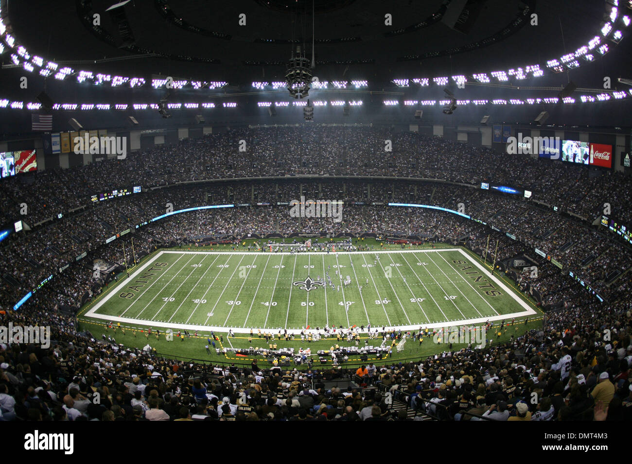 18 October 2009 The Inside Of The Louisiana Superdome During Game