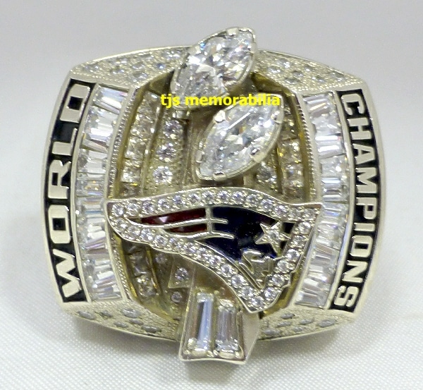 2003 New England Patriots Super Bowl Xxxviii Championship Ring Buy