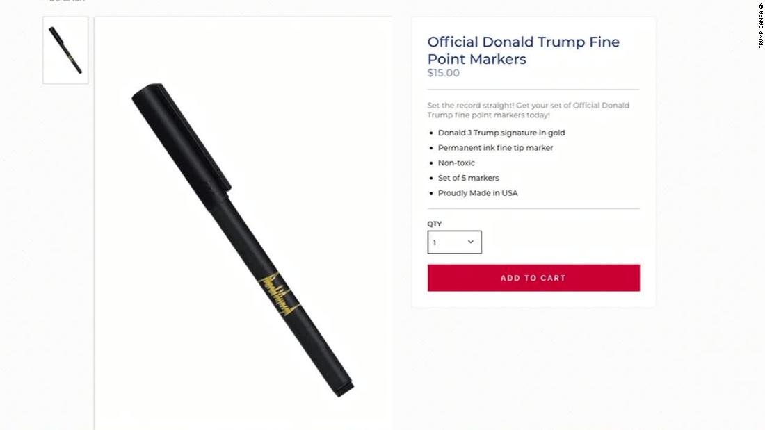 2020 President Donald Trump Sharpie Marker Ebay