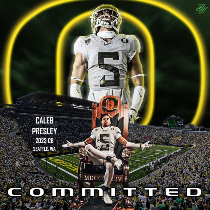 2023 Cornerback Recruit Caleb Presley Details Oregon Football