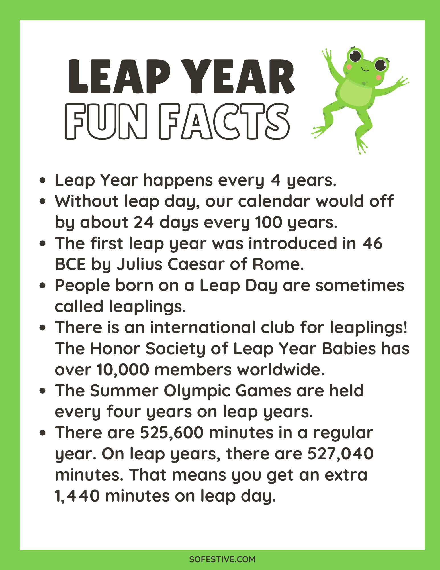 2024 Leap Year Facts Ericka Paulina