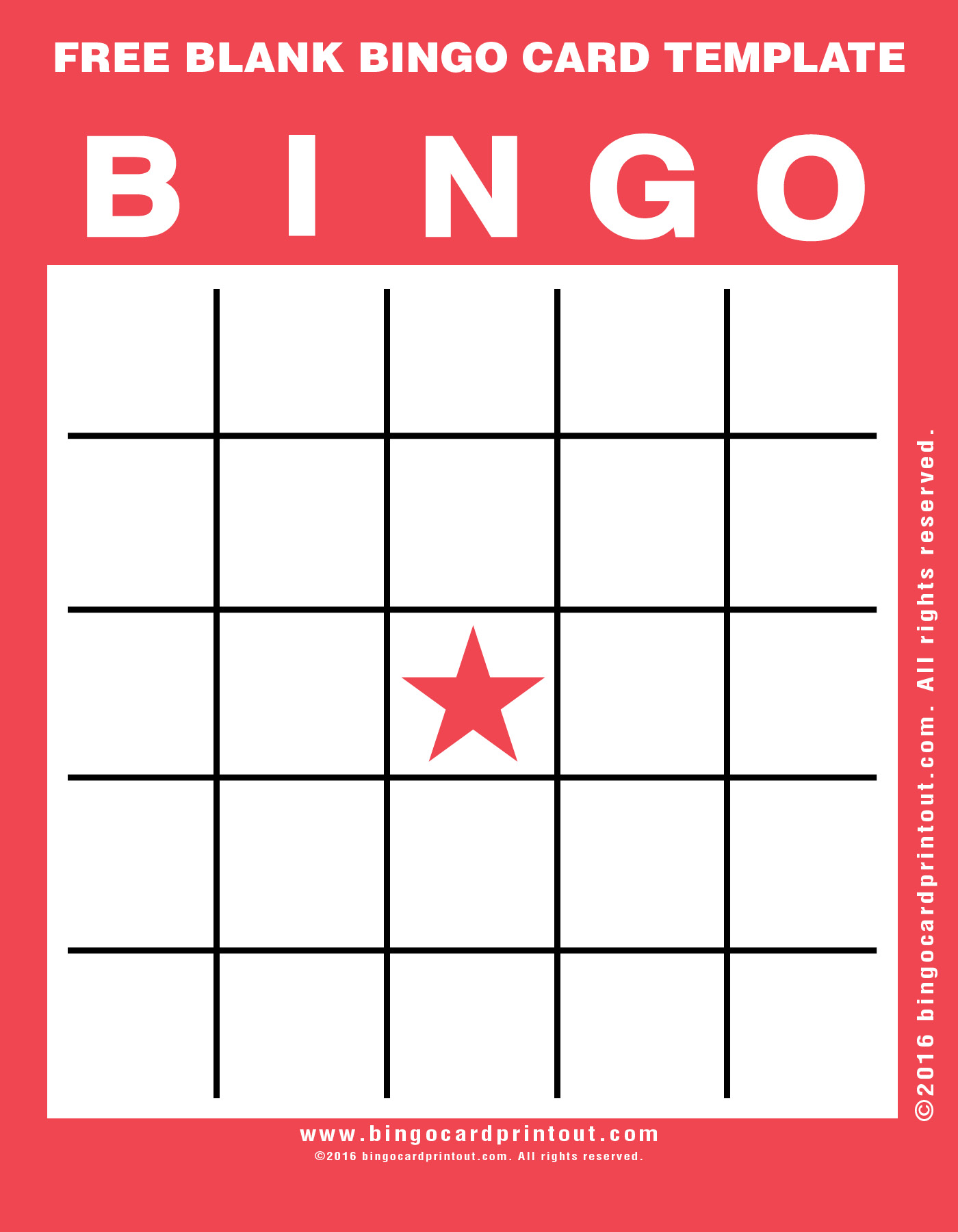 2025 Bingo Card