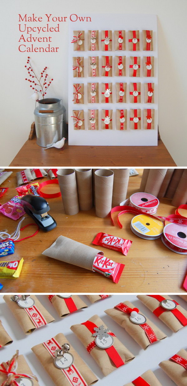 25 Diy Christmas Countdown Calendar Ideas And Tutorials