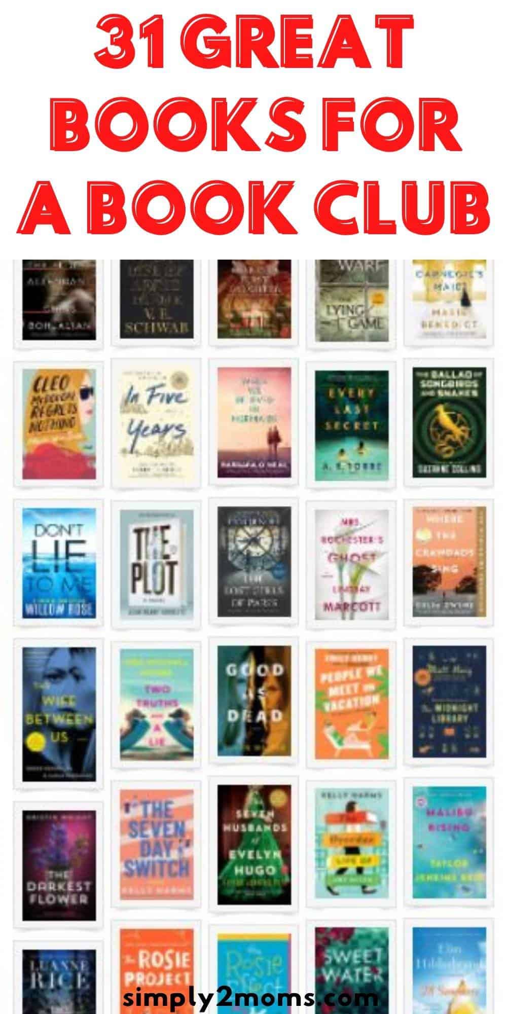 31 Fantastic Books For Your Book Club Or For Fun Simply2moms