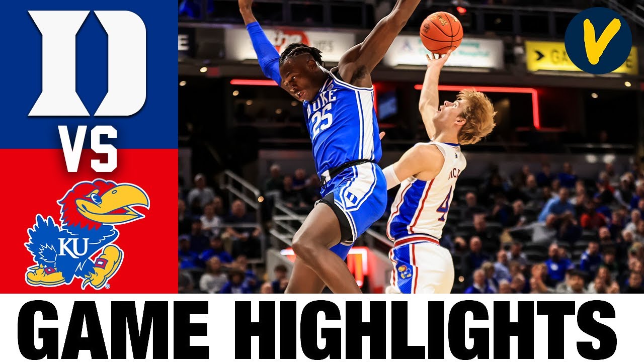 7 Duke Vs 6 Kansas 2022 College Basketball Highlights Win Big Sports