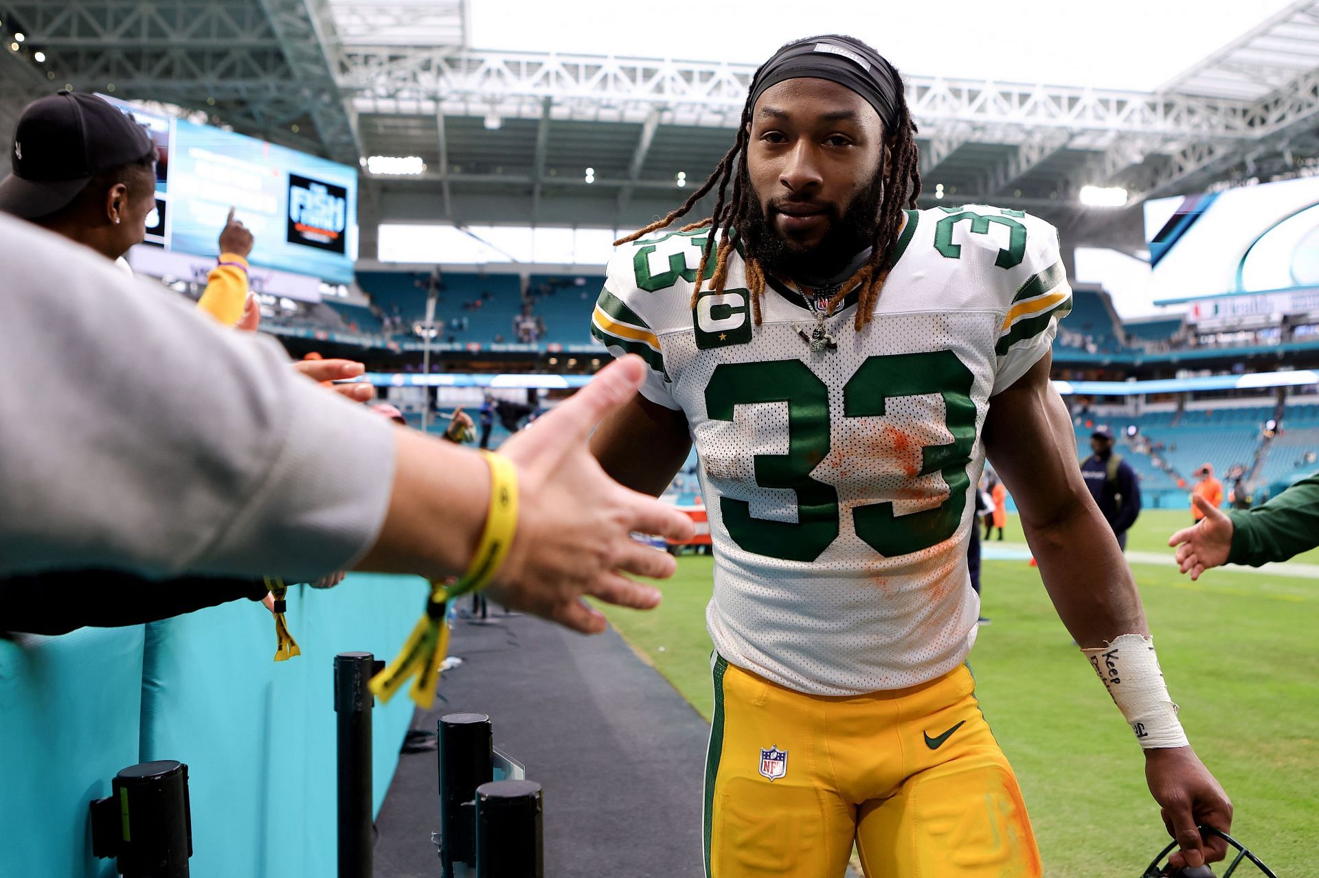 Aaron Jones Fantasy Start Or Sit Packers Rb In Week 5 Heavy Com