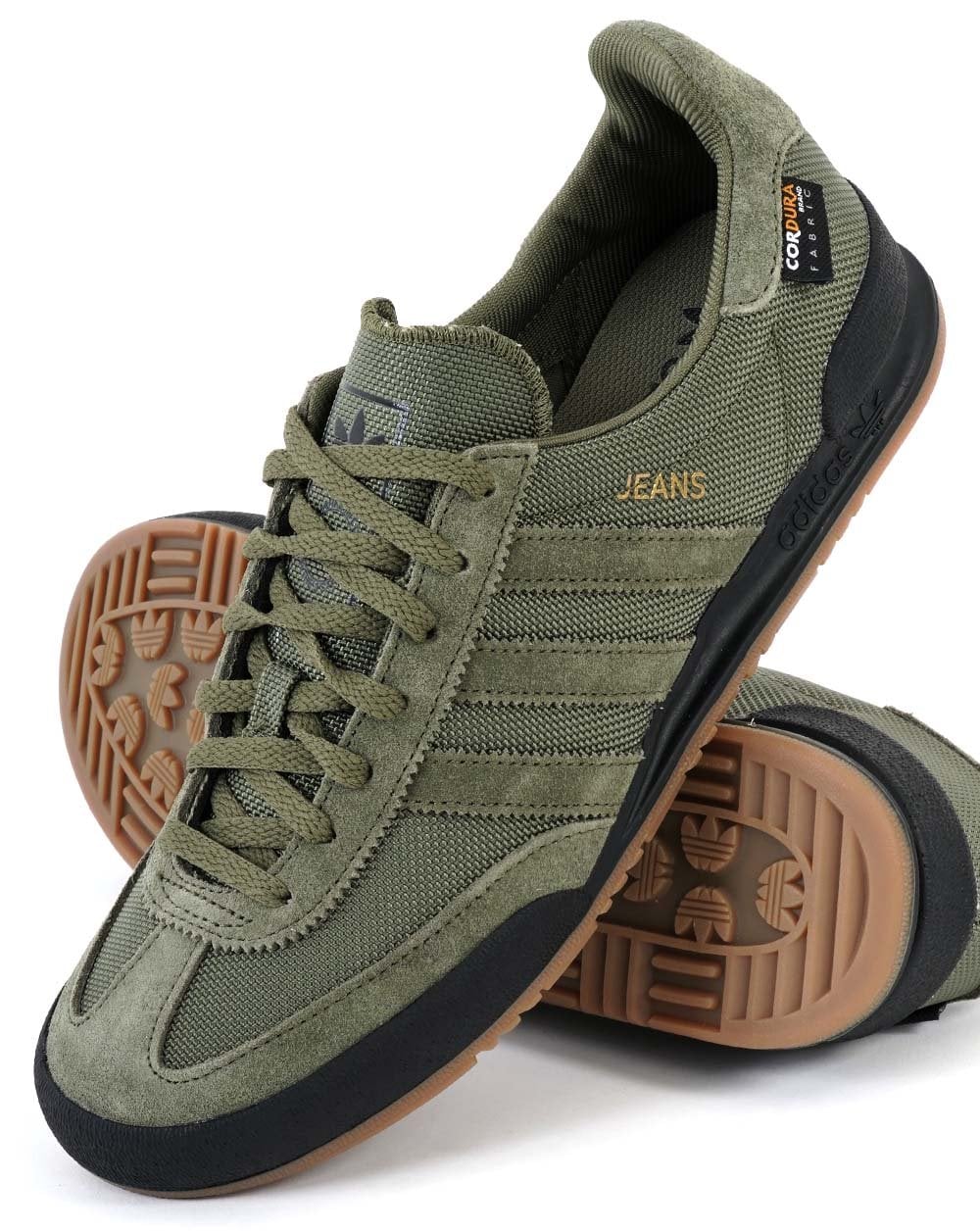 Adidas Jeans Cordura Trainers Focus Olive 80S Casual Classics