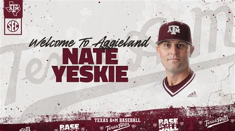 Aggie Baseball Adds Nate Yeskie To Coaching Staff Wtaw 1620Am 94 5Fm