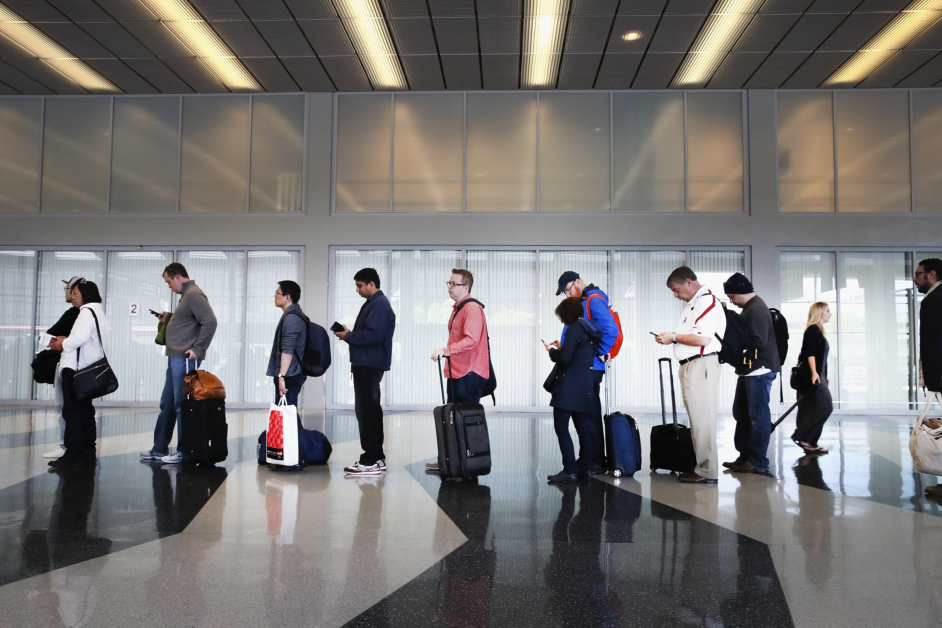 Airports Prepare For Flight Delays Long Security Lines