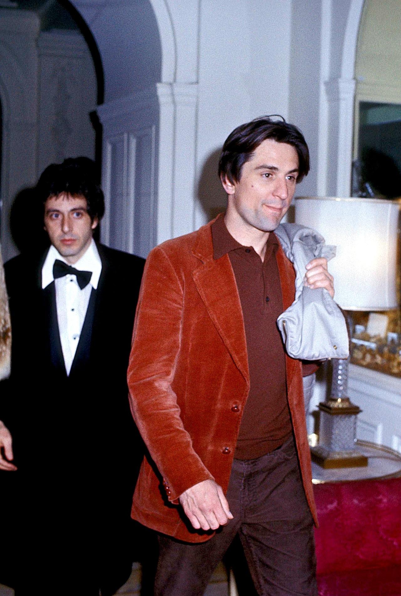 Al Pacino Robert De Niro Early 80 S R Oldschoolcool