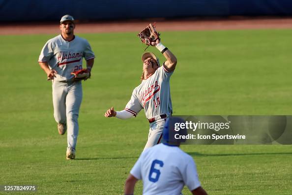 Alabama Crimson Tide Infielder Jim Jarvis During The 2023 Sec News