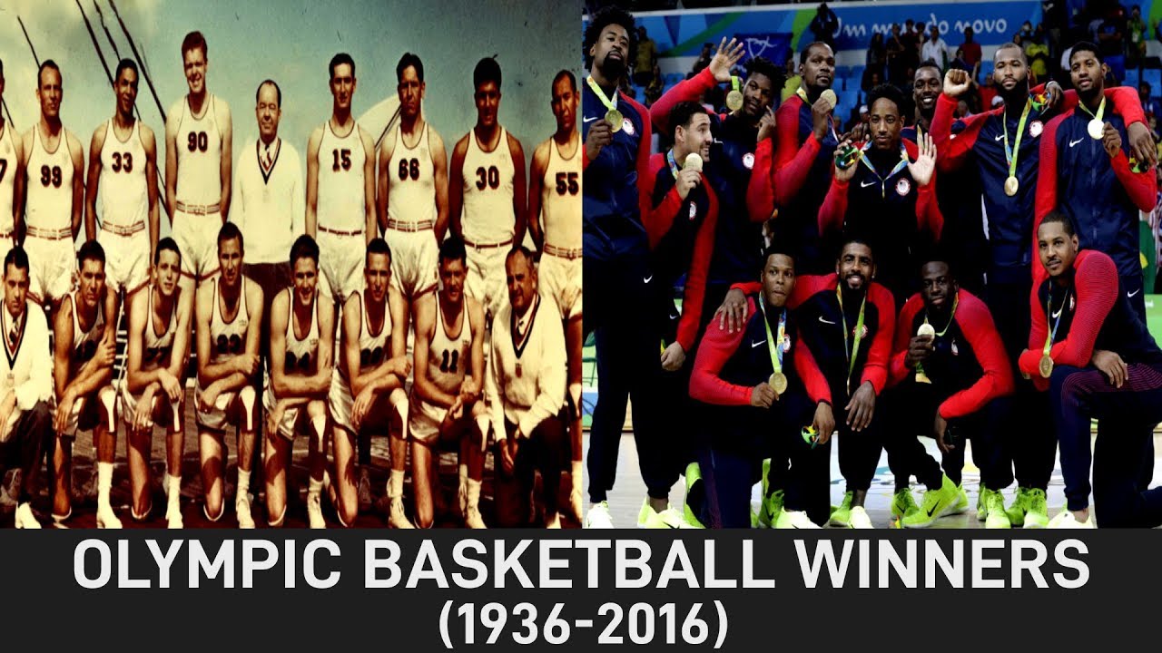 All Olympic Basketball Winners Youtube