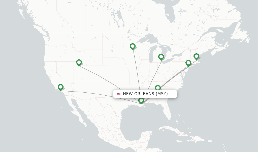 American Airlines Flights From New Orleans Msy Flightsfrom Com