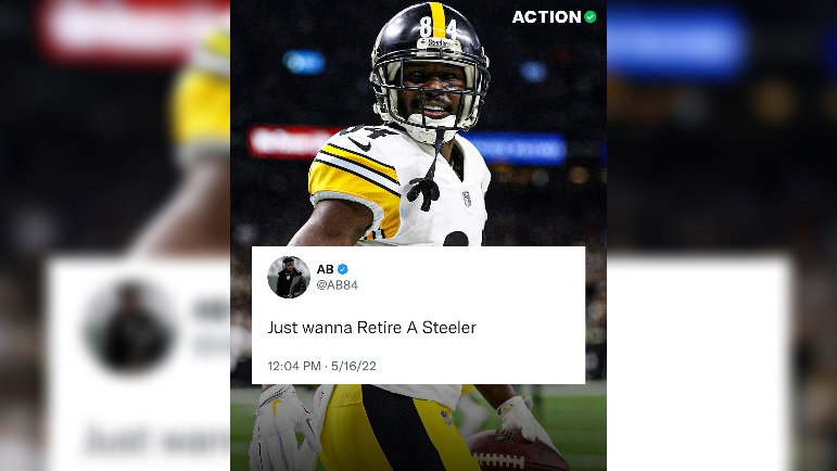 Antonio Brown Tweets Just Wanna Retire A Steeler Steelers Depot