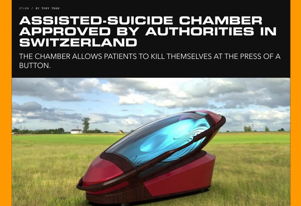 Assisted Suicide In Switzerland 19 08 2019