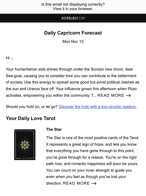 Astrology Com International Your Daily Complete Forecast Thu