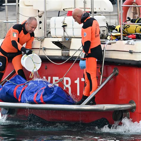 At Least 5 Bodies Recovered From Superyacht Off Sicily As Questions Mount