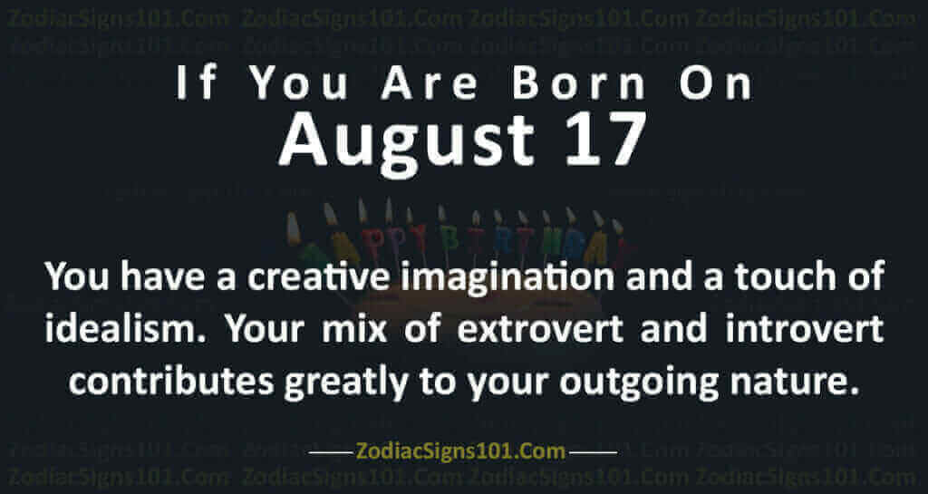 August 17 Zodiac