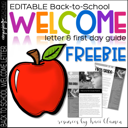 Back To School Parent Guide Keeping Parents Informed Editable Freebie