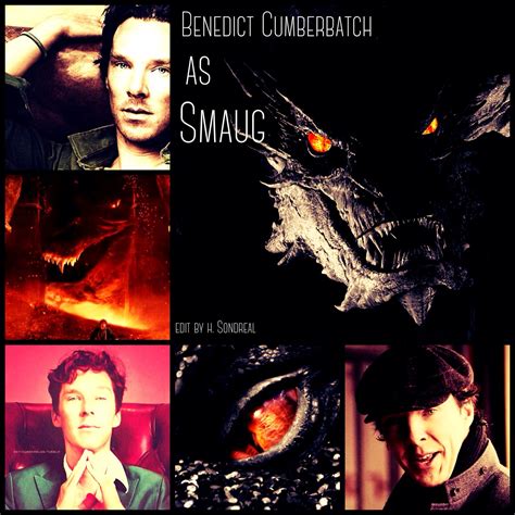 Benedict Cumberbatch As Smaug By Heather Sondreal The Hobbit Smaug