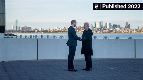 Biden Meets With Prince William In Boston Capping Glamorous Week For