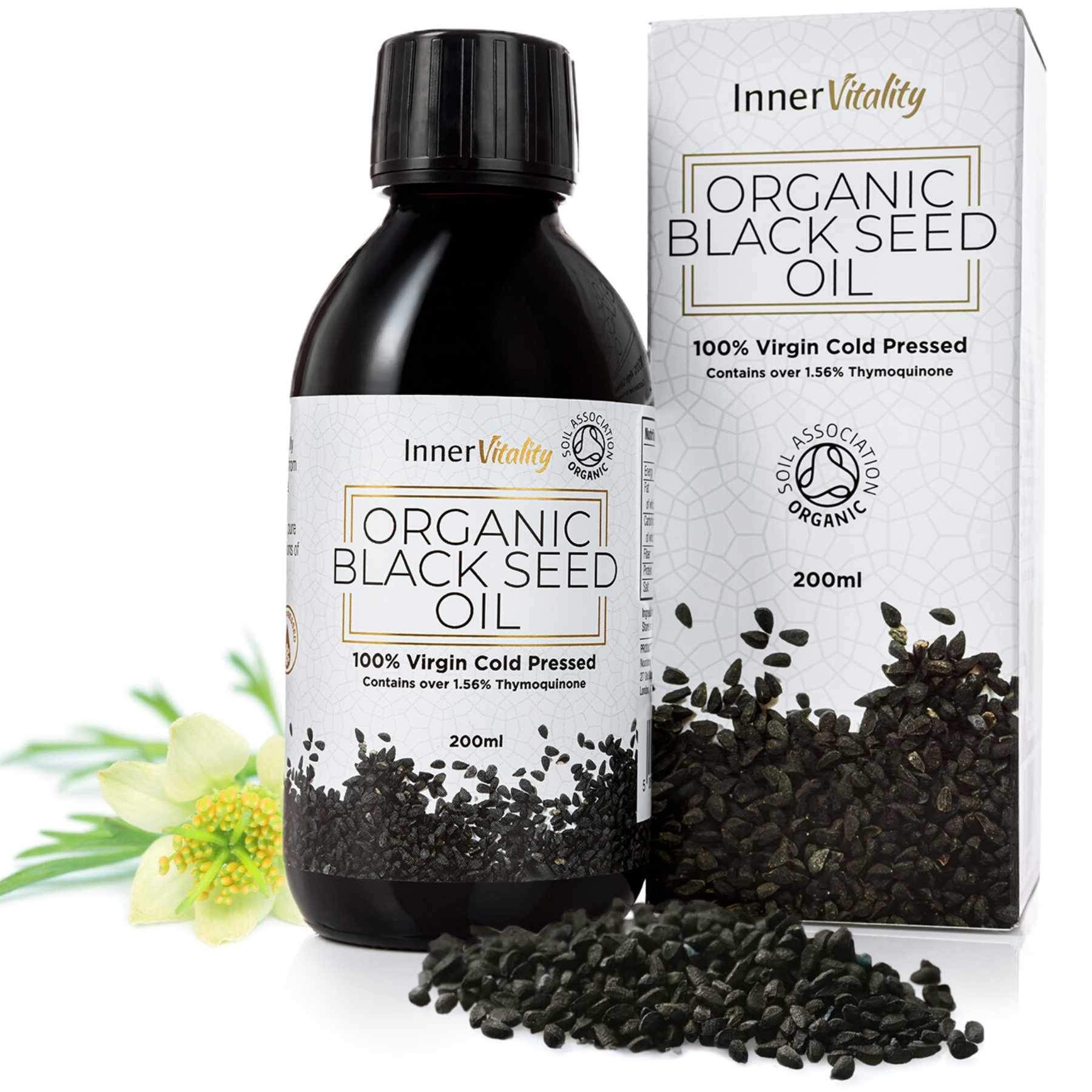 Black Seed Oil 200Ml Turmeric Vitality Uk