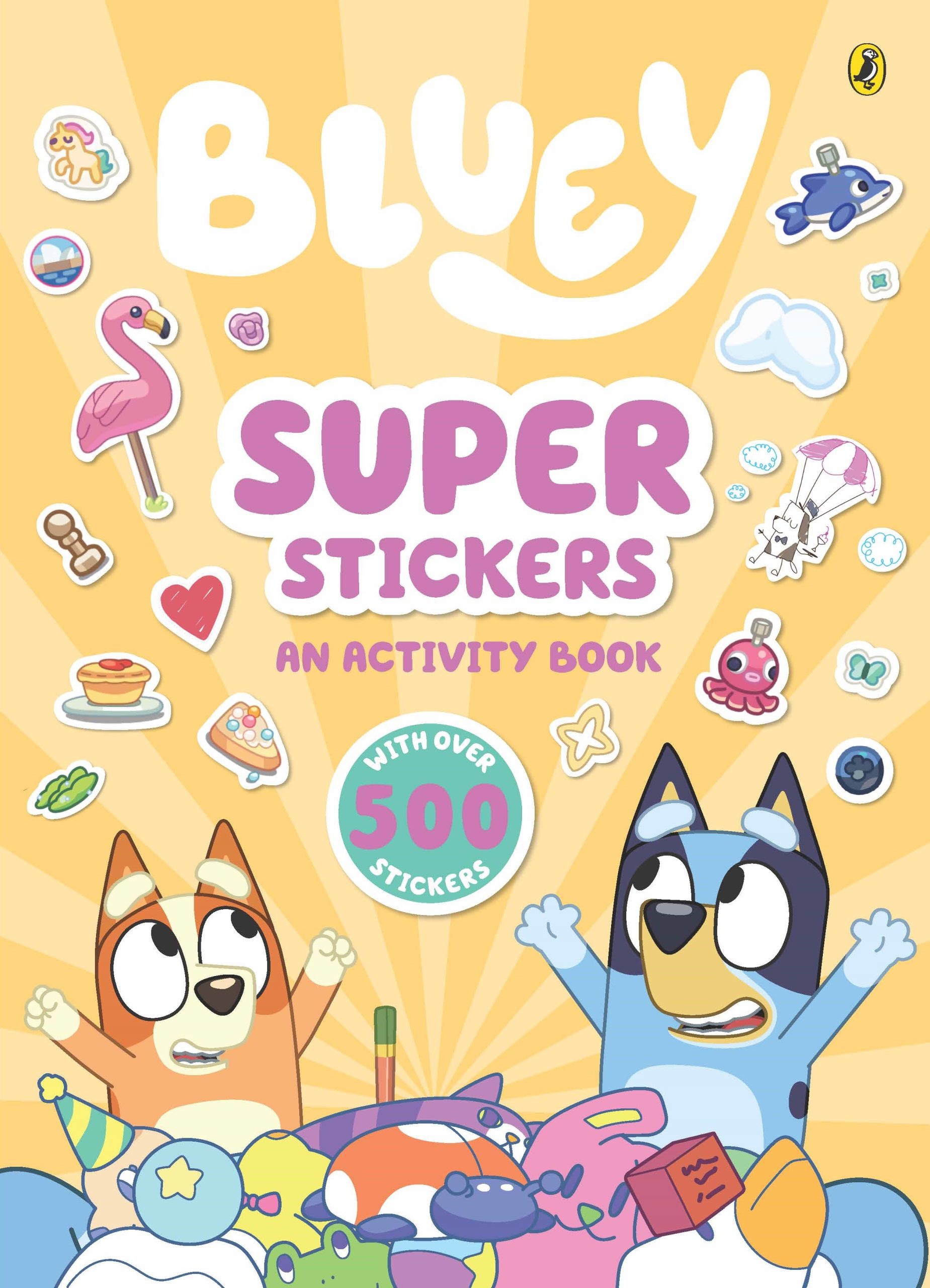 Bluey Super Stickers An Activity Book Big W