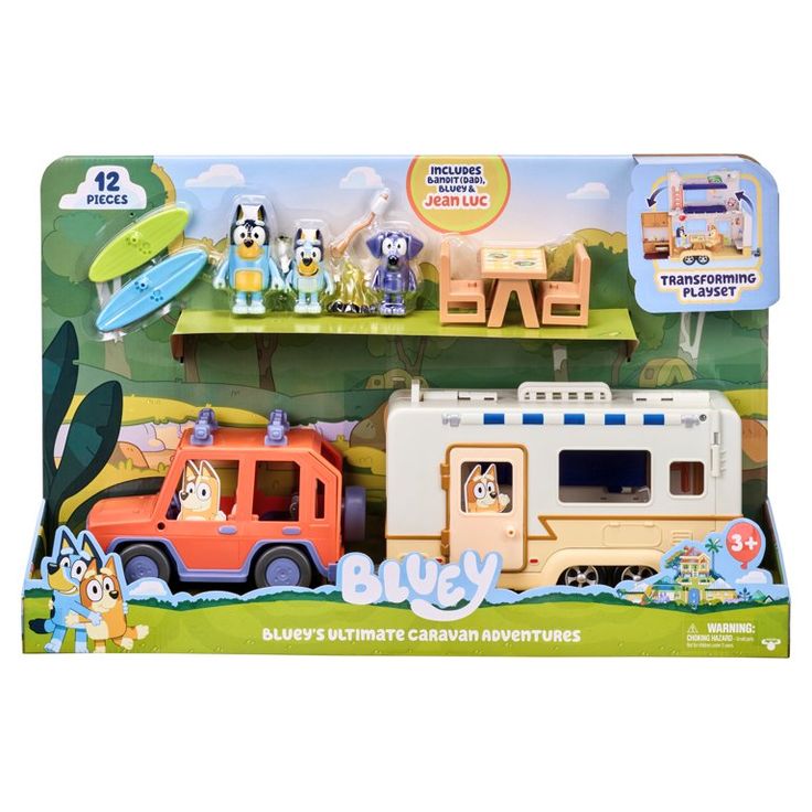 Bluey Ultimate Caravan Adventures Camper Playset In 2022 Playset