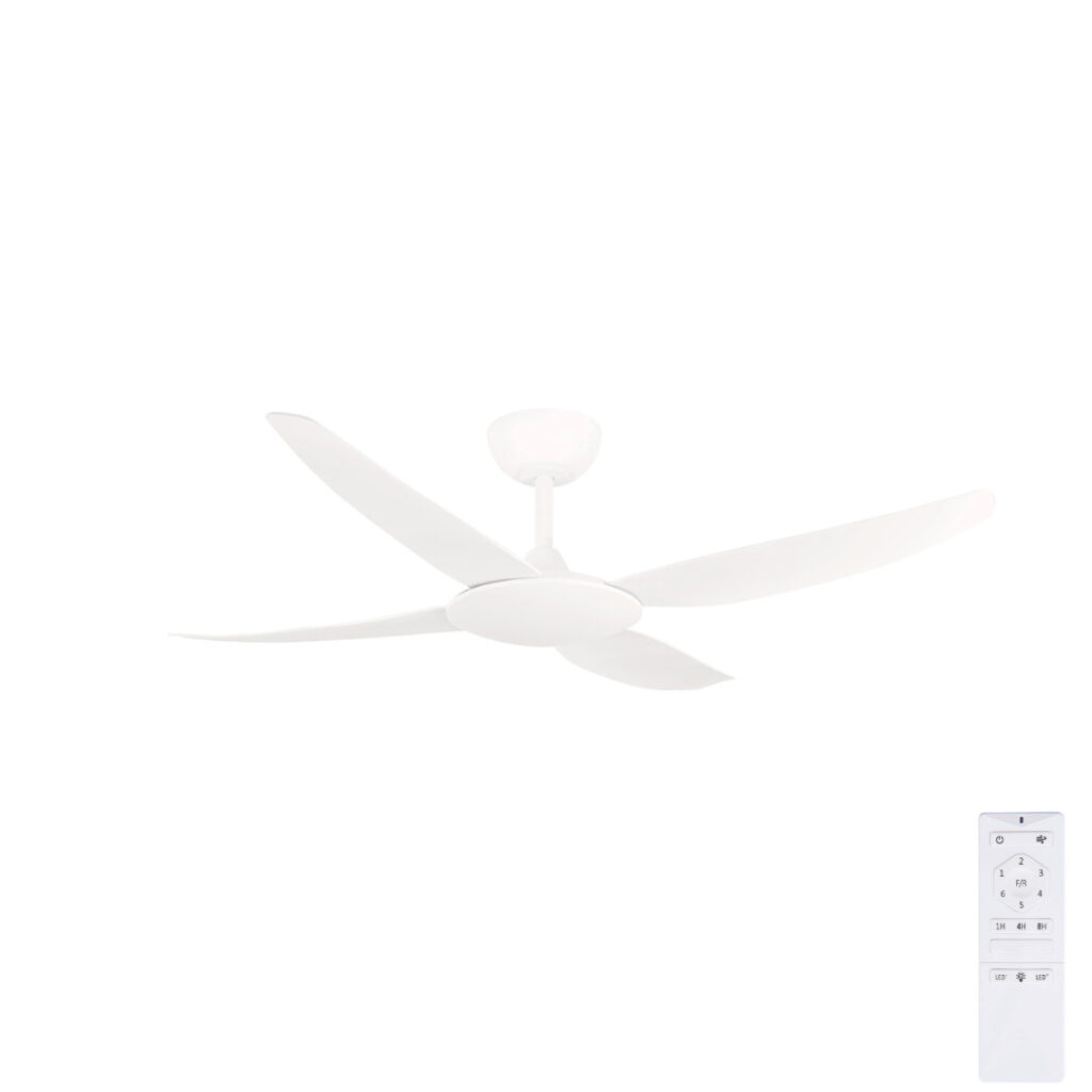 Brilliant Amari Smart Dc Ceiling Fan With Remote White 52