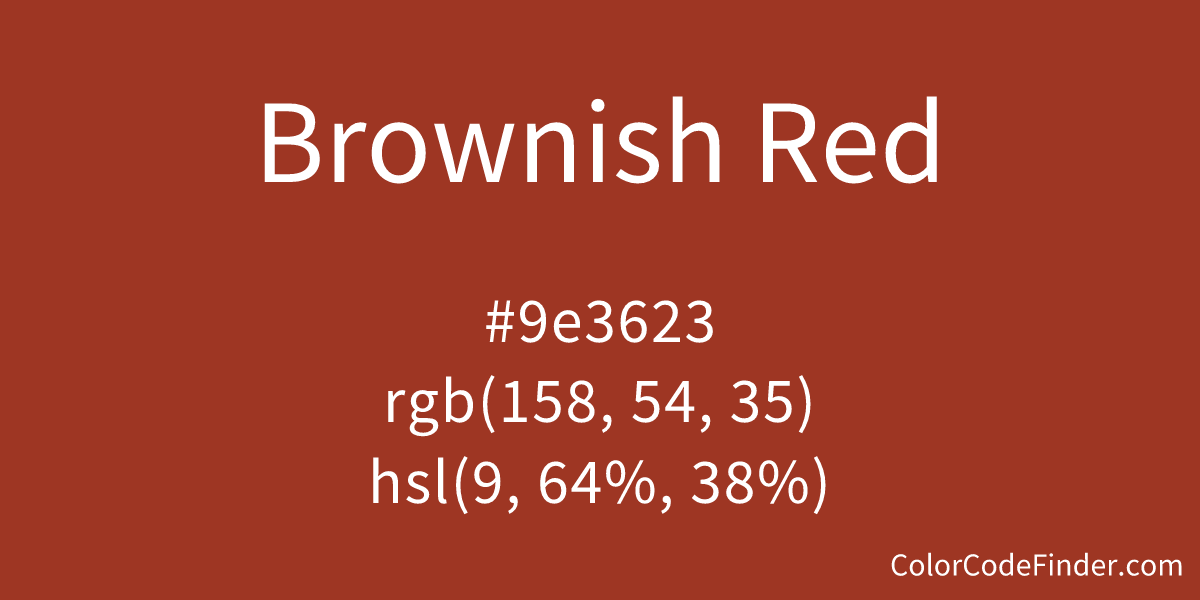 Brownish Red Color Artyclick