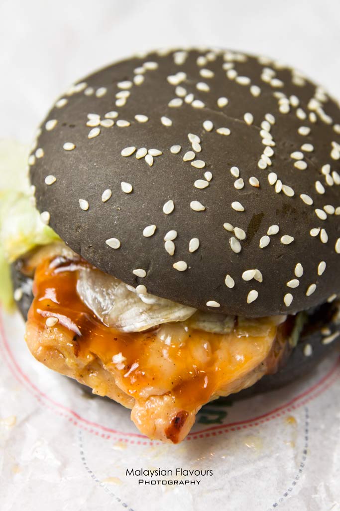 Burger King Malaysia Ninja Black Charcoal Bun Burgers Malaysian Flavours