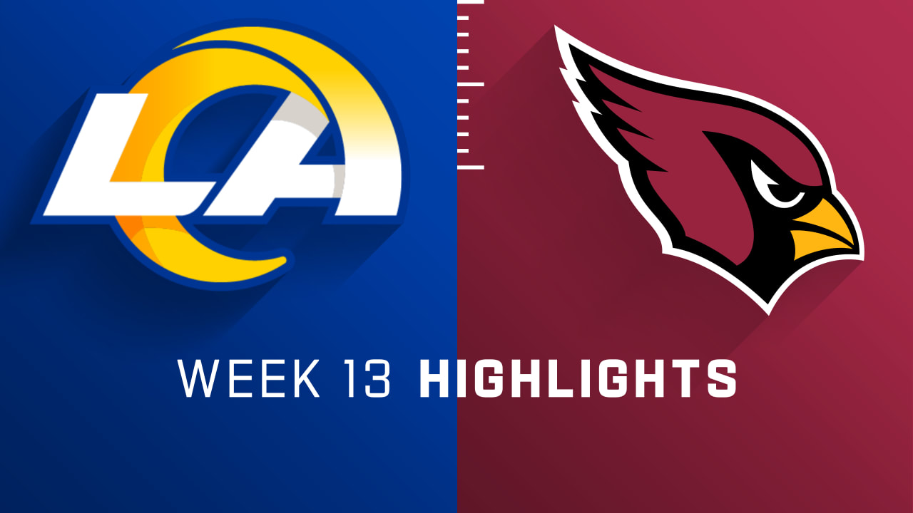 Cardinals Vs Rams Week 13 Highlights Nfl Youtube