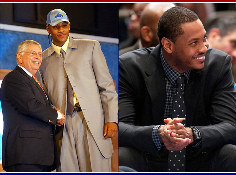 Carmelo Anthony 2025 Suit Draft Night Christian Scott