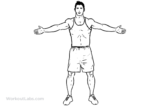 Chest Stretch Illustrated Exercise Guide