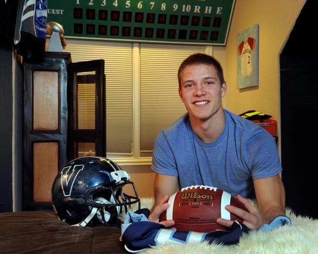 Christian Mccaffrey Wins Denver Post Gold Helmet Award For 2013 The