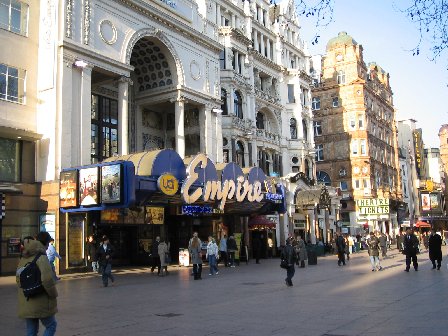 Cineworld The Empire Leicester Square Superscreen Projected Image