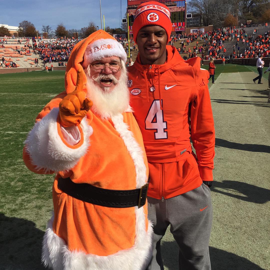 Clemson Football Photo Of Practice And Deshaun Watson Tigernet