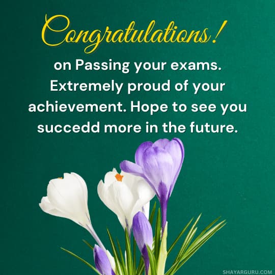 Congratulations Message For Good Result Congratulations Passing Exam