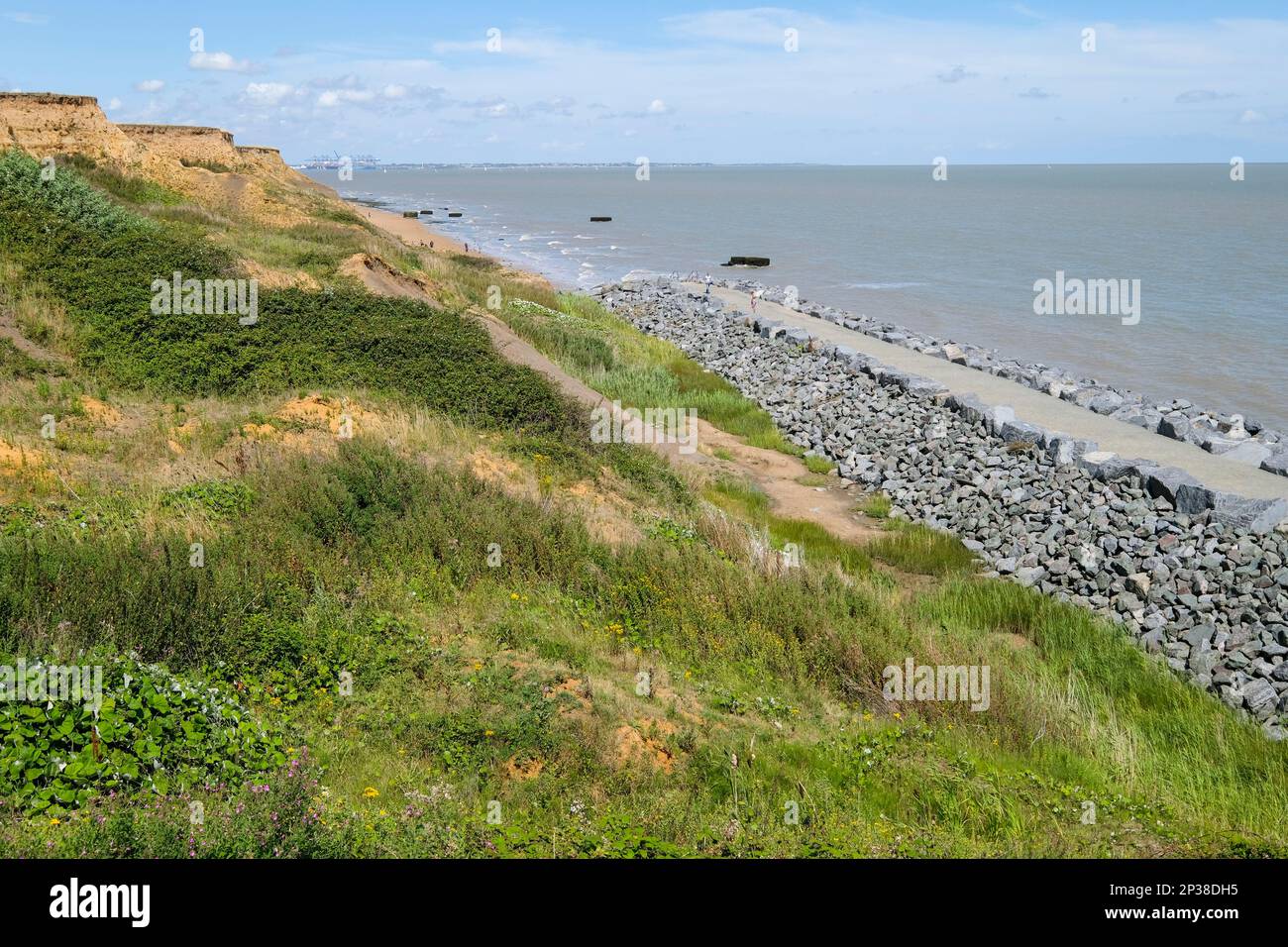 Crag Walk Granite Rock Armour Part Of The Coastal Management Scheme For