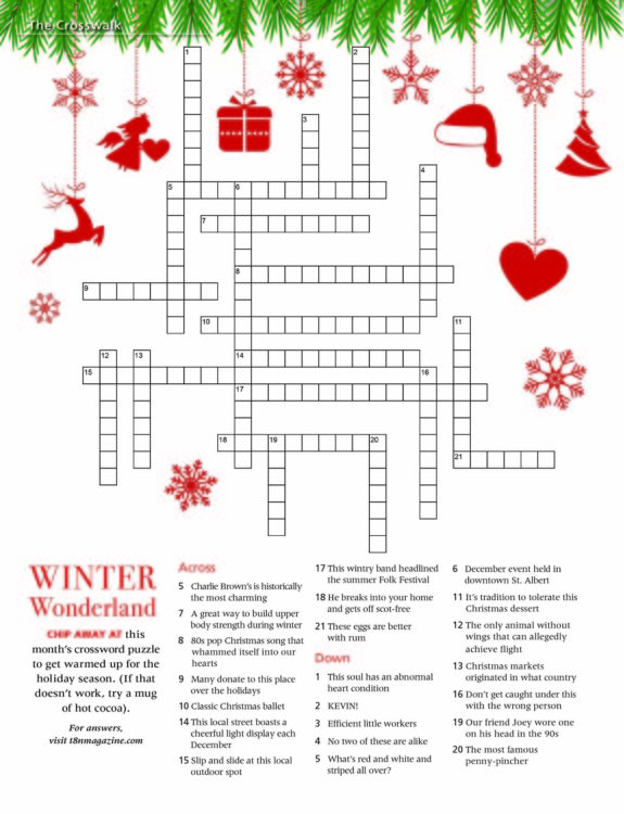 Crossword Answers And Solutions December 2018 Crossword Puzz