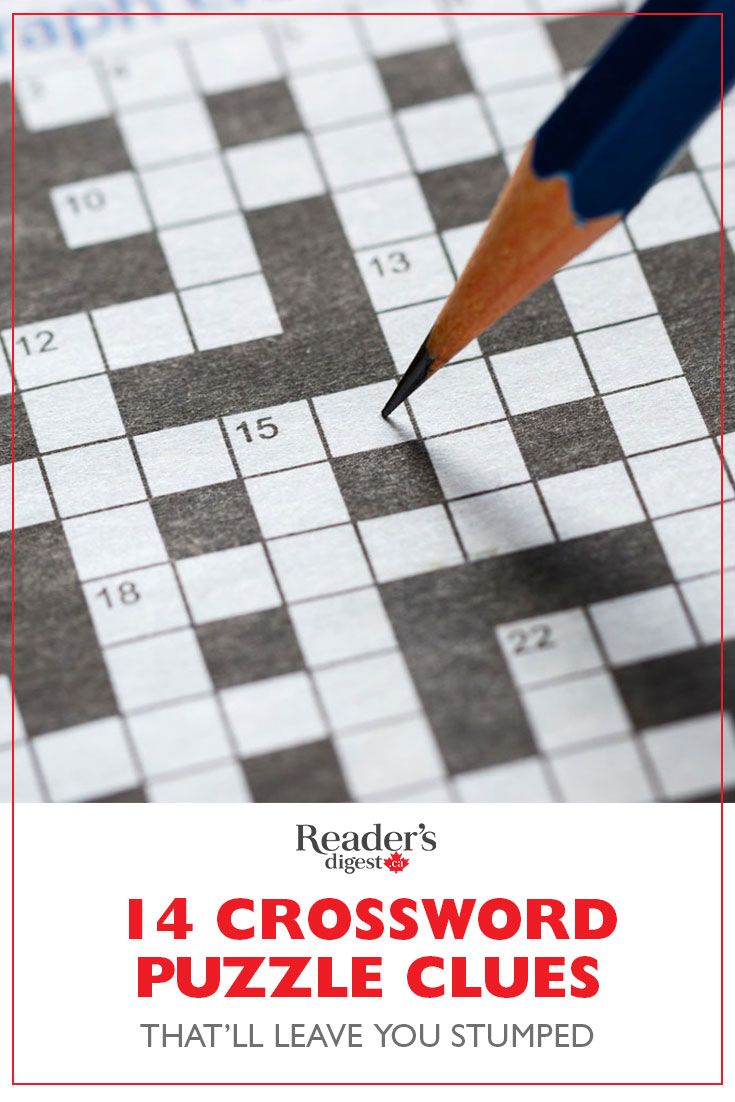 Crossword Puzzle Clues That Ll Leave You Stumped Reader S Digest