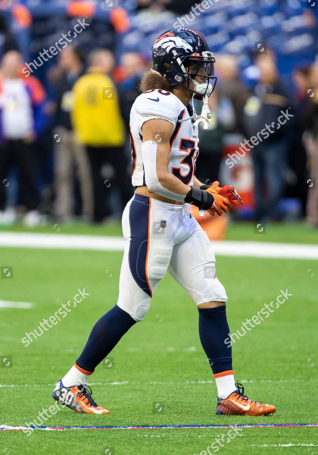 Denver Broncos Running Back Phillip Lindsay Editorial Stock Photo