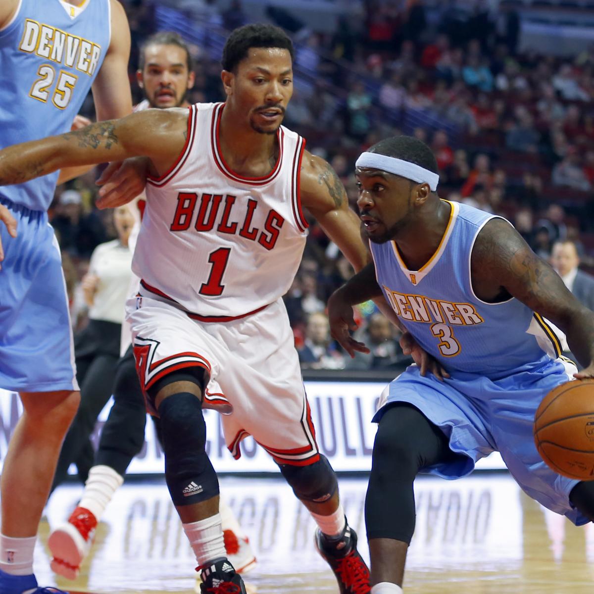 Denver Nuggets Vs Chicago Bulls By Jeff Haynes