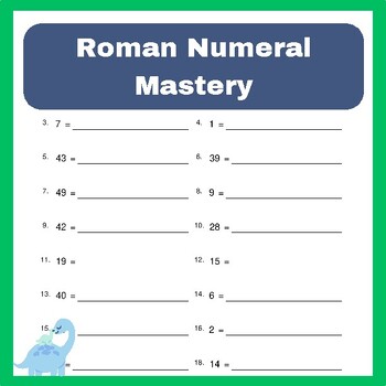 Design Lv's Ultimate Roman Numeral Mastery Now!