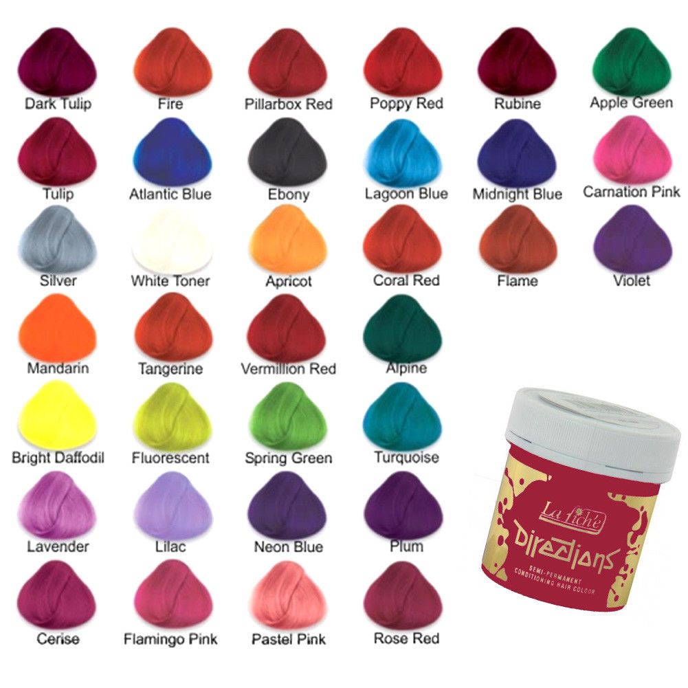 Details About La Riche Directions Hair Dye Colour Choose All Colours