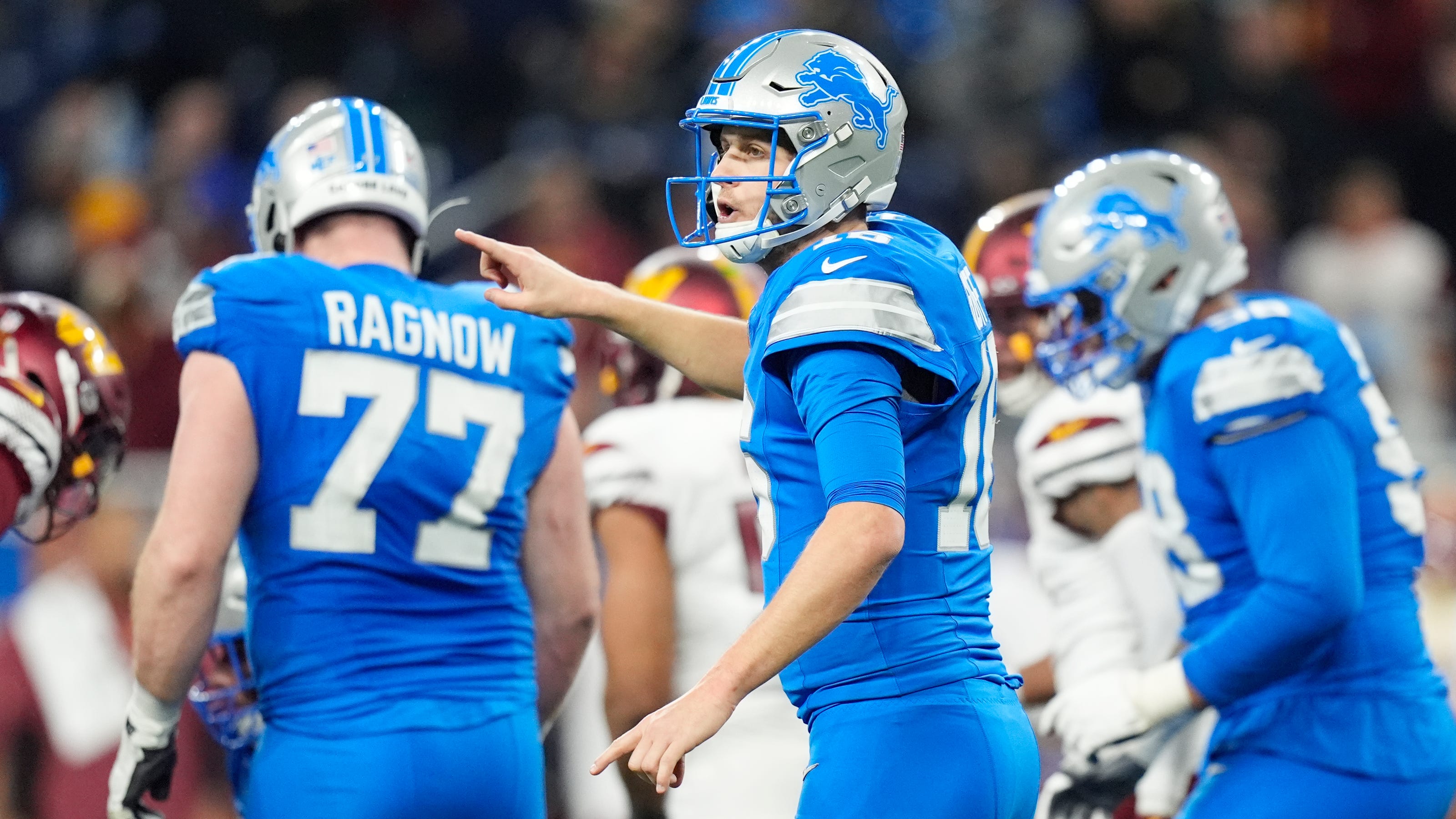 Detroit Lions Grades Vs Commanders Goff D Disappoint In Playoff Loss